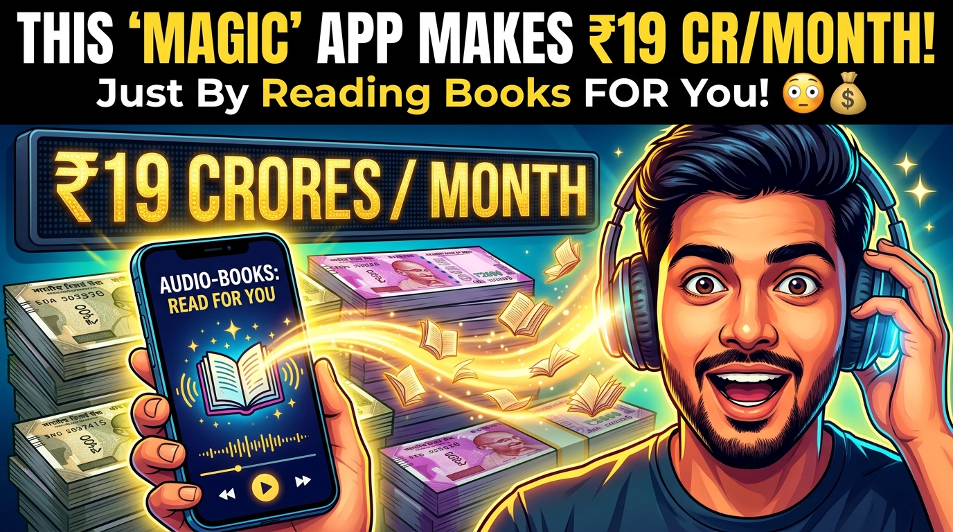 This ‘Magic’ App Makes ₹19 Cr/Month Just By Reading Books FOR You